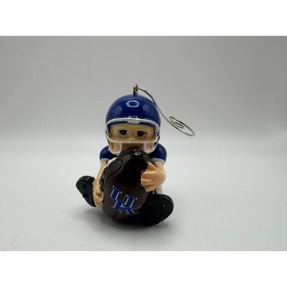 UK University of Kentucky LIL FAN TEAM PLAYER Football 3" Christmas Ornament - Picture 1 of 5